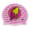 Silicone Swim Cap with Ice Cream Pattern