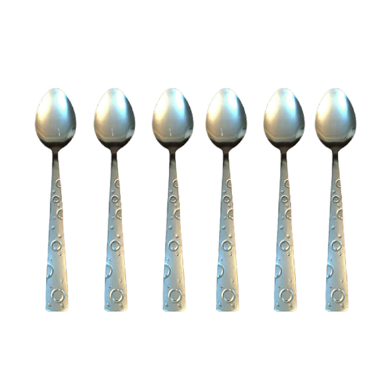 Steel Jam Spoon Set - Perfect for Serving Breakfast Pack of 6