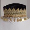 Traditional Women's and Girls' Hat with Coin Embroidery