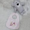 Baby Bib Unicorn and Princess Pattern with Snap Closure