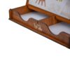 Wooden Desk Calendar for the Year 1404 with Stand - Modern Artistry