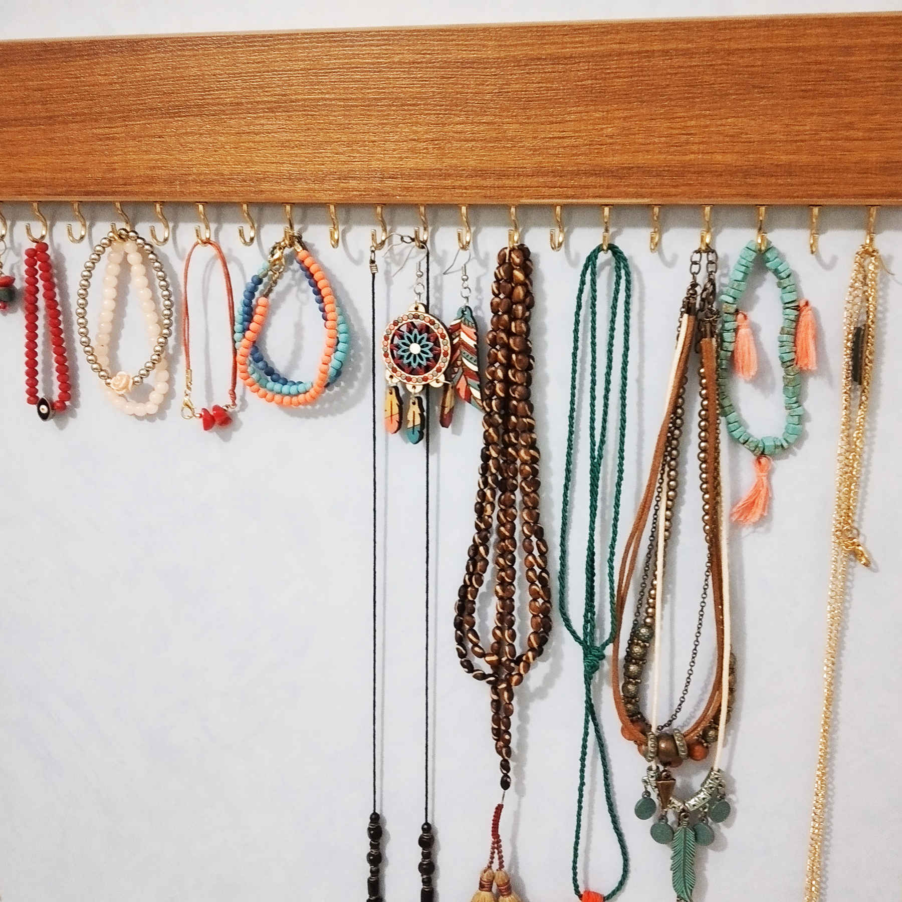 Wooden Jewelry Holder & Organizer – Ideal for Home or Boutique Display