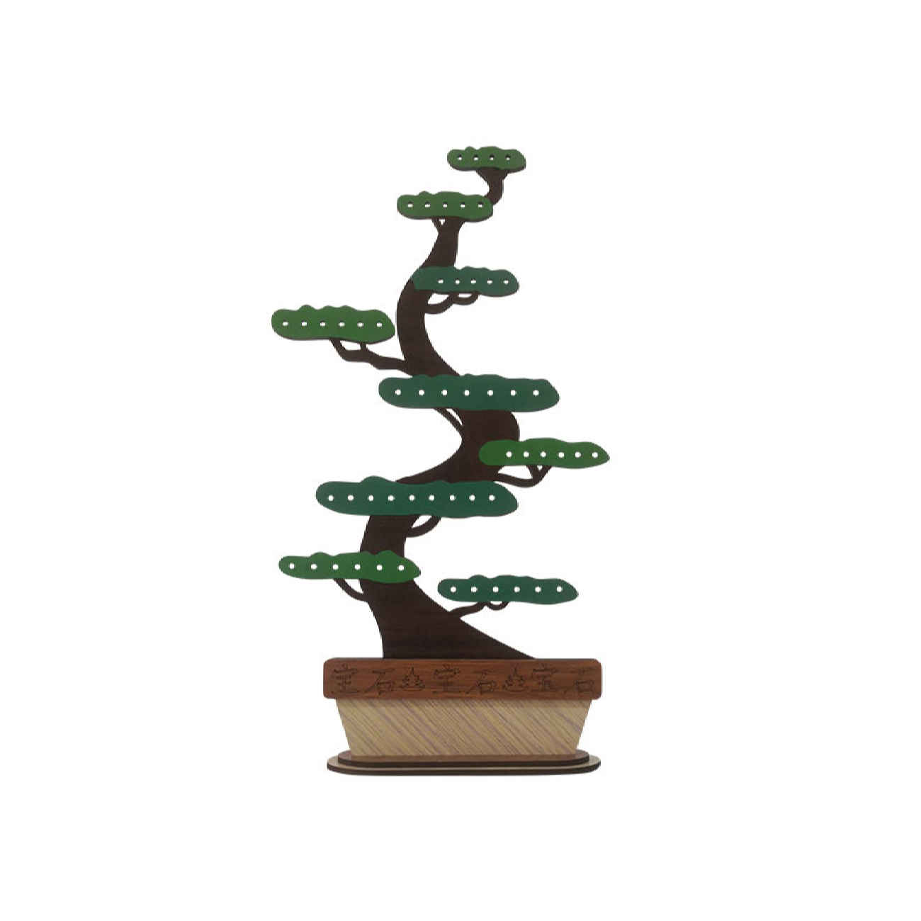 Wooden Jewelry Holder - Perfect for Necklace, Ring & Earring with Tree Design