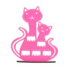 Wooden Jewelry Organizer Stand with Cat Design