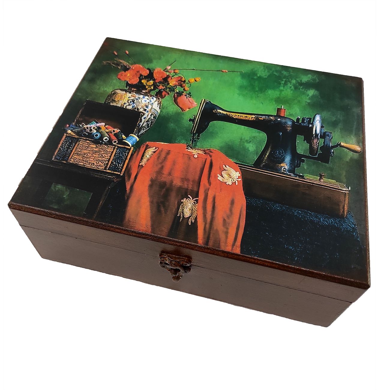 Wooden Sewing Box with Different Sections for your Tools – Aristic Design