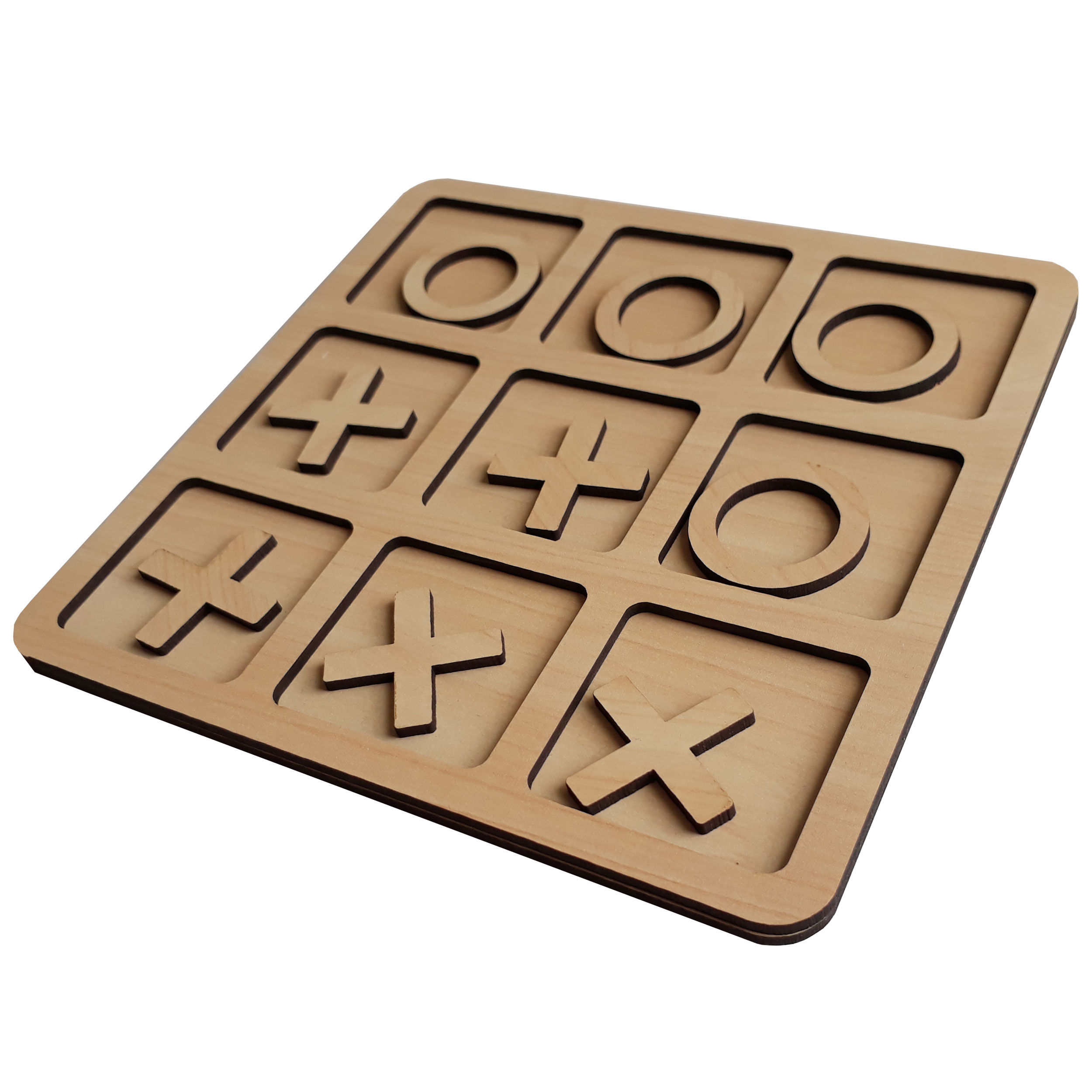 Wooden Tic Tac Toe Board Game – Timeless Strategy Game