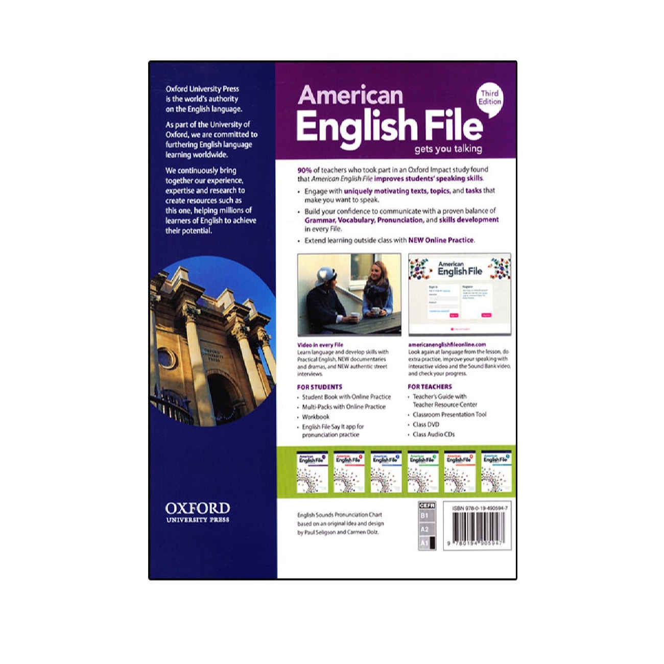American English File Third Edition by Christina Latham-Koenig and Clive Oxenden – 4 Vols