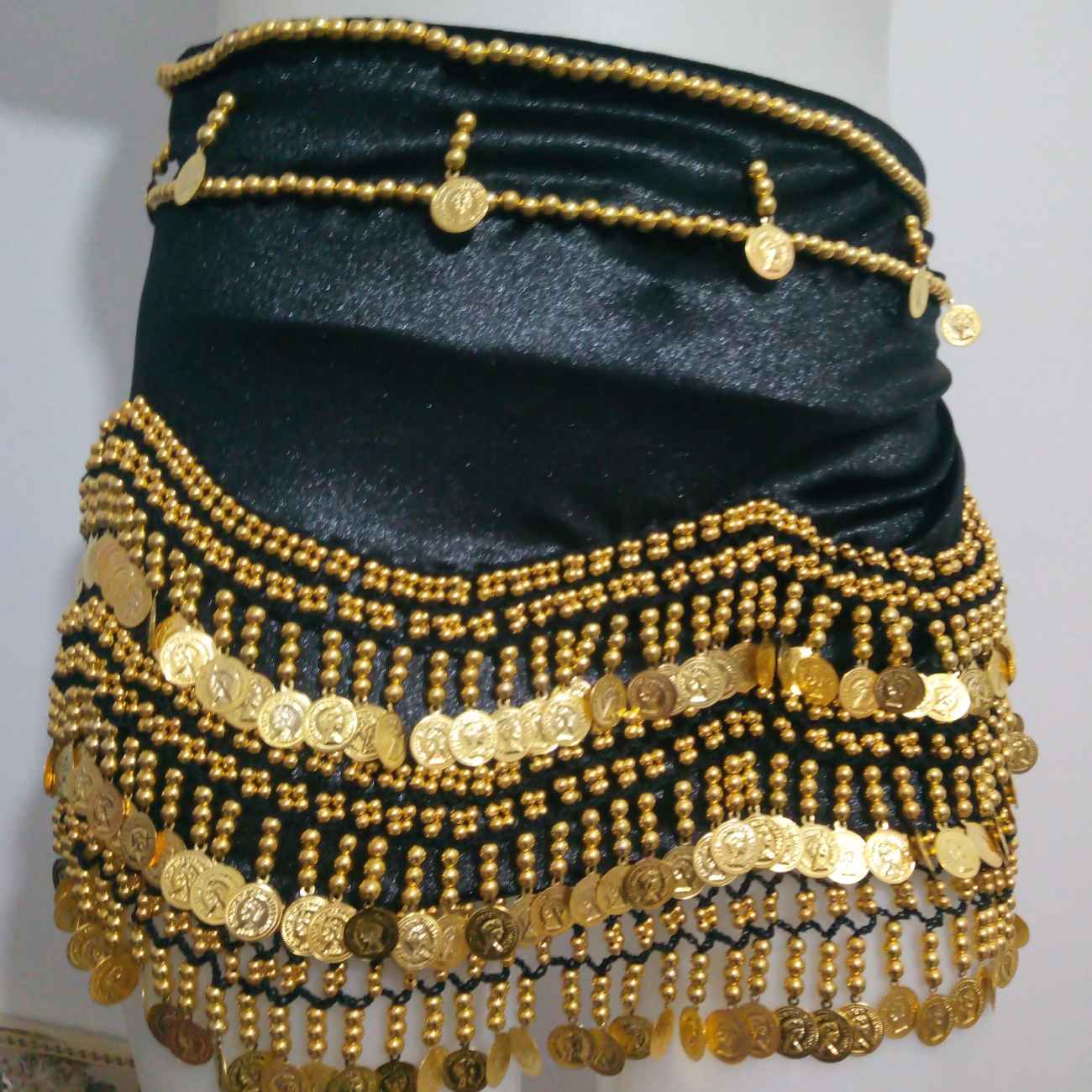 Coin Belly Dance Hip Scarf – Suitable for Beginners and Professionals