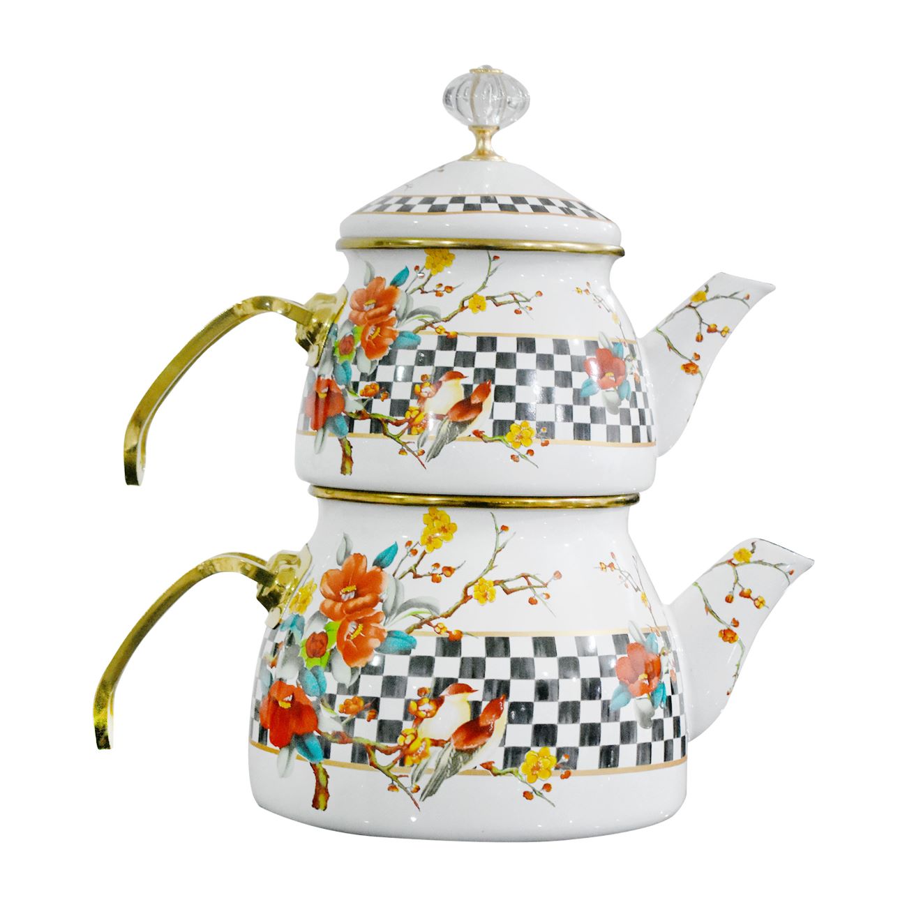 Decorative Enamel Kettle Set – Suitable for Daily Use & Gifting