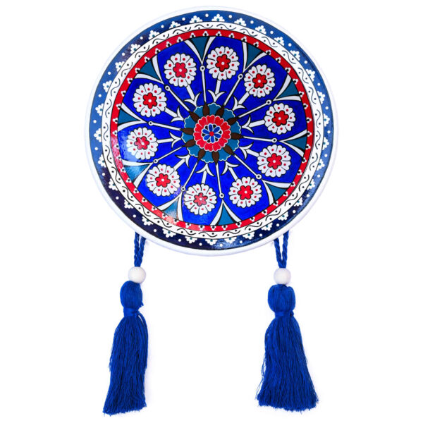 Decorative Pottery Wall Hanging Plate with Traditional Style