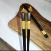 Durable Black Melamine Korean Chopsticks Set of 4