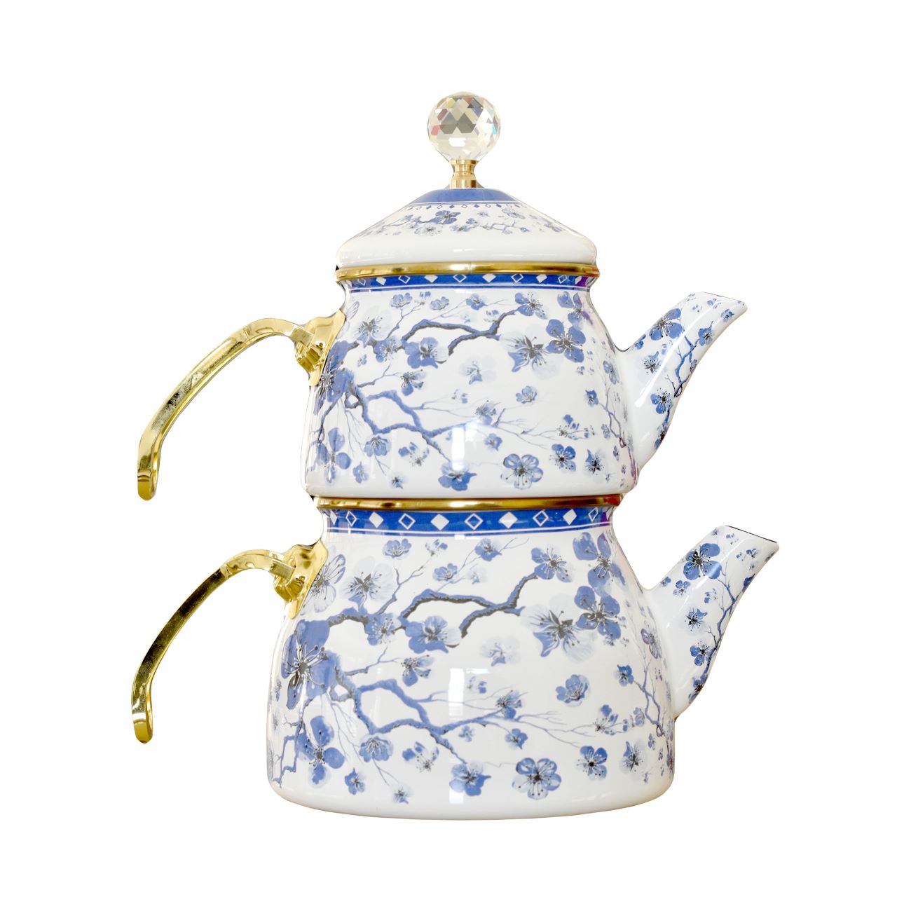 Enamel Kettle and Teapot Set – Classic Design for Home and Kitchen