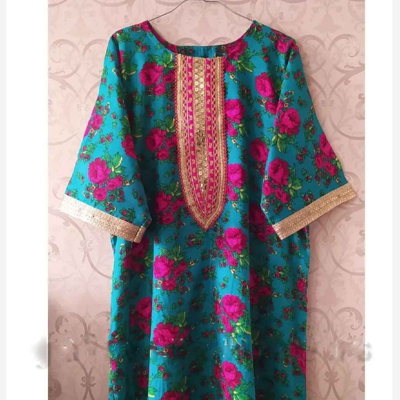 Floral Print Kaftan with Perfect for Festivals, Cultural Gathering, or Traditional Celebration