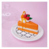 Handmade Candle Orange Slice Cake Novelty, Decorative