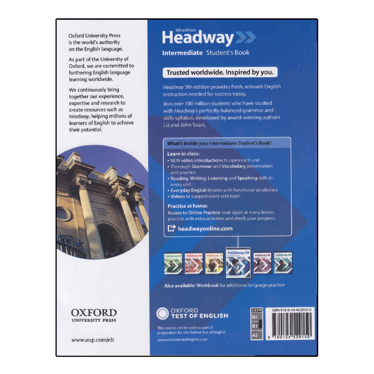 Headway Intermediate 5th Edition by john and Liz soars Paul Hancock
