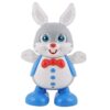 Interactive Musical Rabbit Toy with Light-Up Hands, Dancing Motions, and Moving Eyes