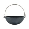 Kazan Pot – Pure Cast Iron Suitable for Outdoor Cooking with Handle, Size 10 (6)