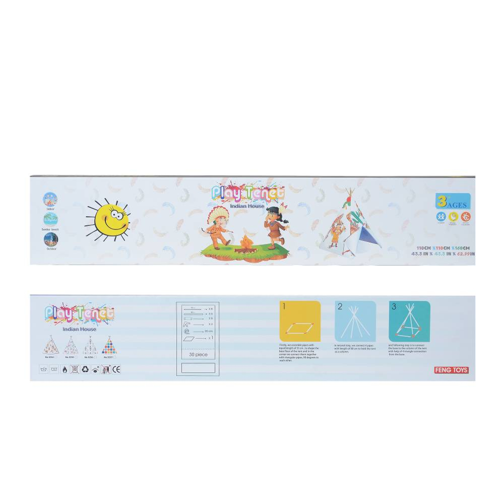 Kids Teepee Play Tent – Safe and Stylish in Fantasy Design