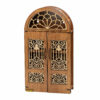 Patiko Key Holder - Traditional Mirror-Embedded Window Design with Shelf & 4 Hooks