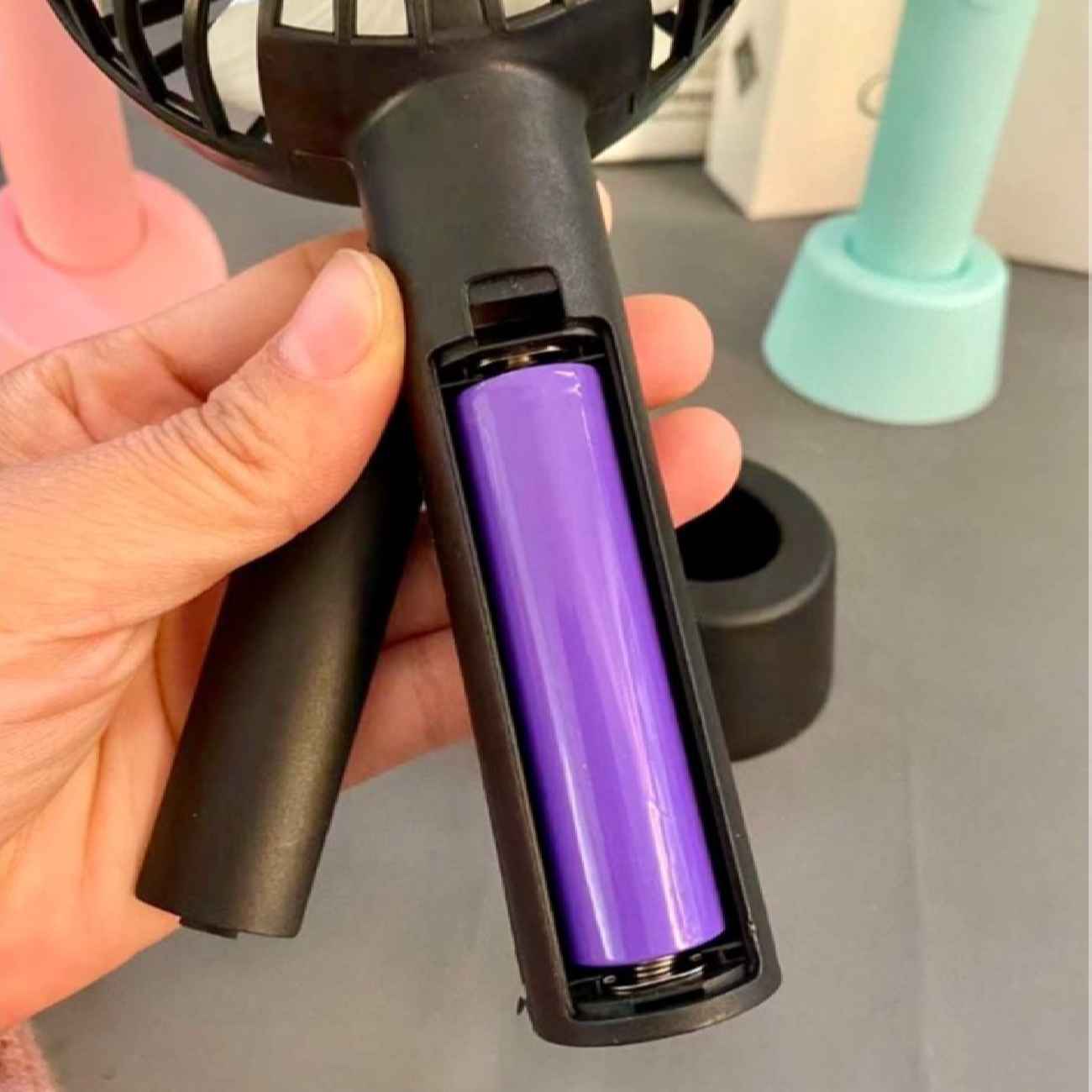 Portable Hand Fan –  Compact, Rechargeable & Travel-Friendly