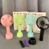 Portable Hand Fan –  Compact, Rechargeable & Travel-Friendly
