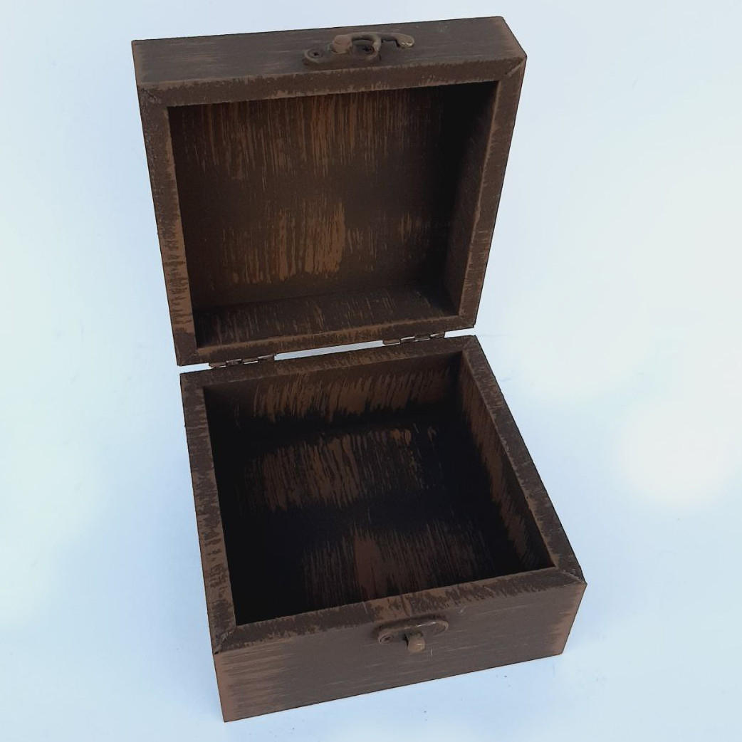 Rustic Wooden Gift Box – Ideal for Birthdays & Anniversaries