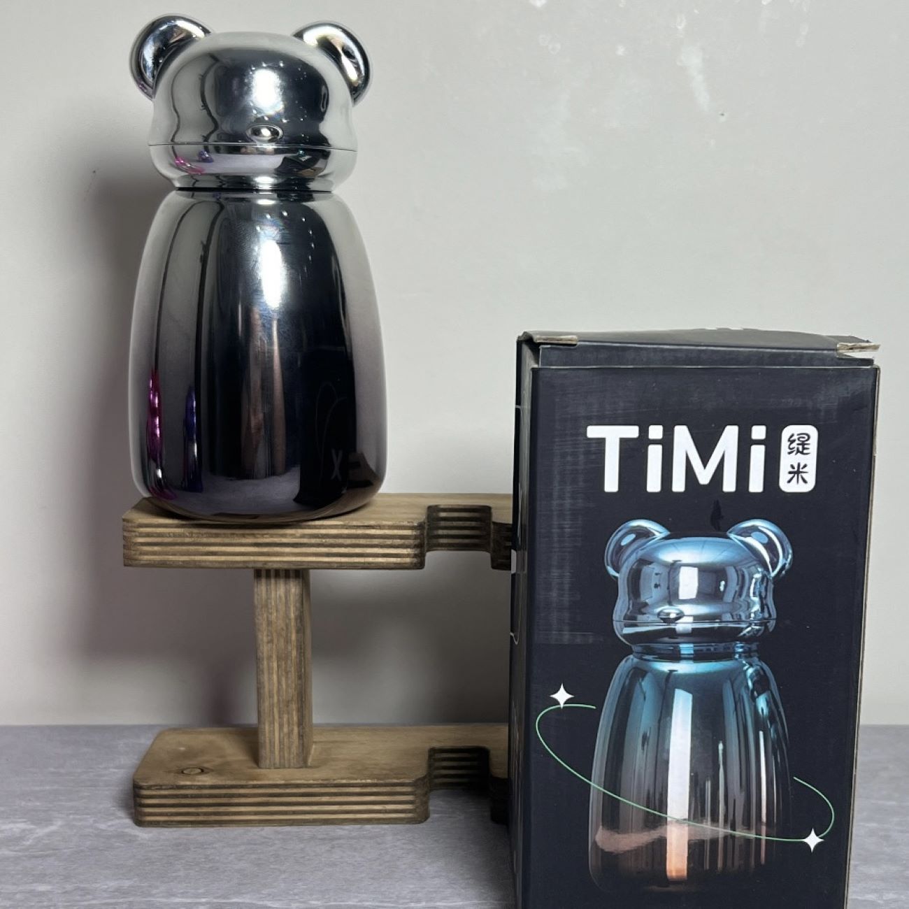 Travel Mug in Mirror Bear Model, Capacity 0.280 Liters
