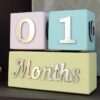 Wooden Cube Desk Calendar – Personalized Desk Organizer