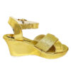 Elegant Kids Party Sandals with Glitter Strap and Soft Cushioned Insole