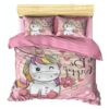 5-Piece Single Bedding Set – Unicorn Design