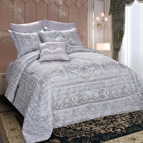 8-Piece Kara Bedding Set for Double Bed – Elegant Design Sylish & Comfortable