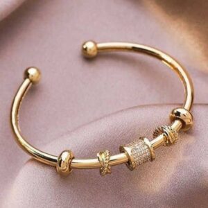Adjustable Steel Cuff Bracelet for Women – Bold & Stylish Jewelry