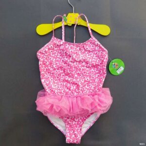 Adorable Kids Girls’ Swimwear – Floral Design, Comfort-Fit for All Day Play