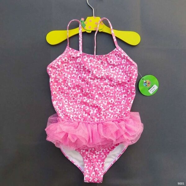 Adorable Kids Girls’ Swimwear – Floral Design, Comfort-Fit for All Day Play