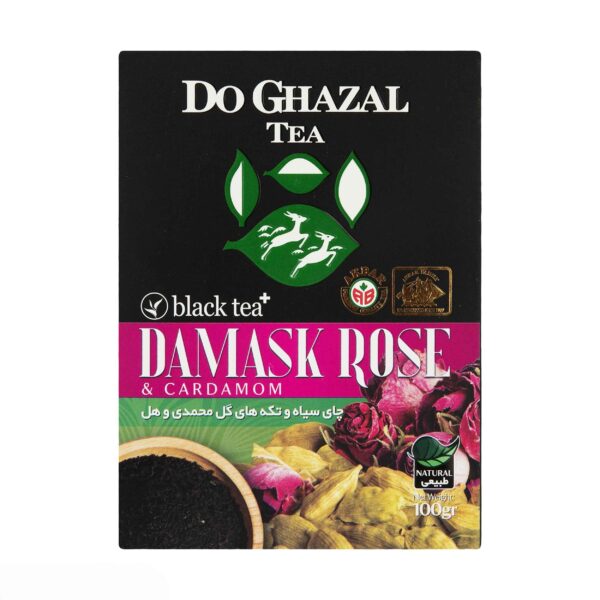 Aromatic Do Ghazal Black Tea – Rose & Cardamom Infused 100g Pack of 5