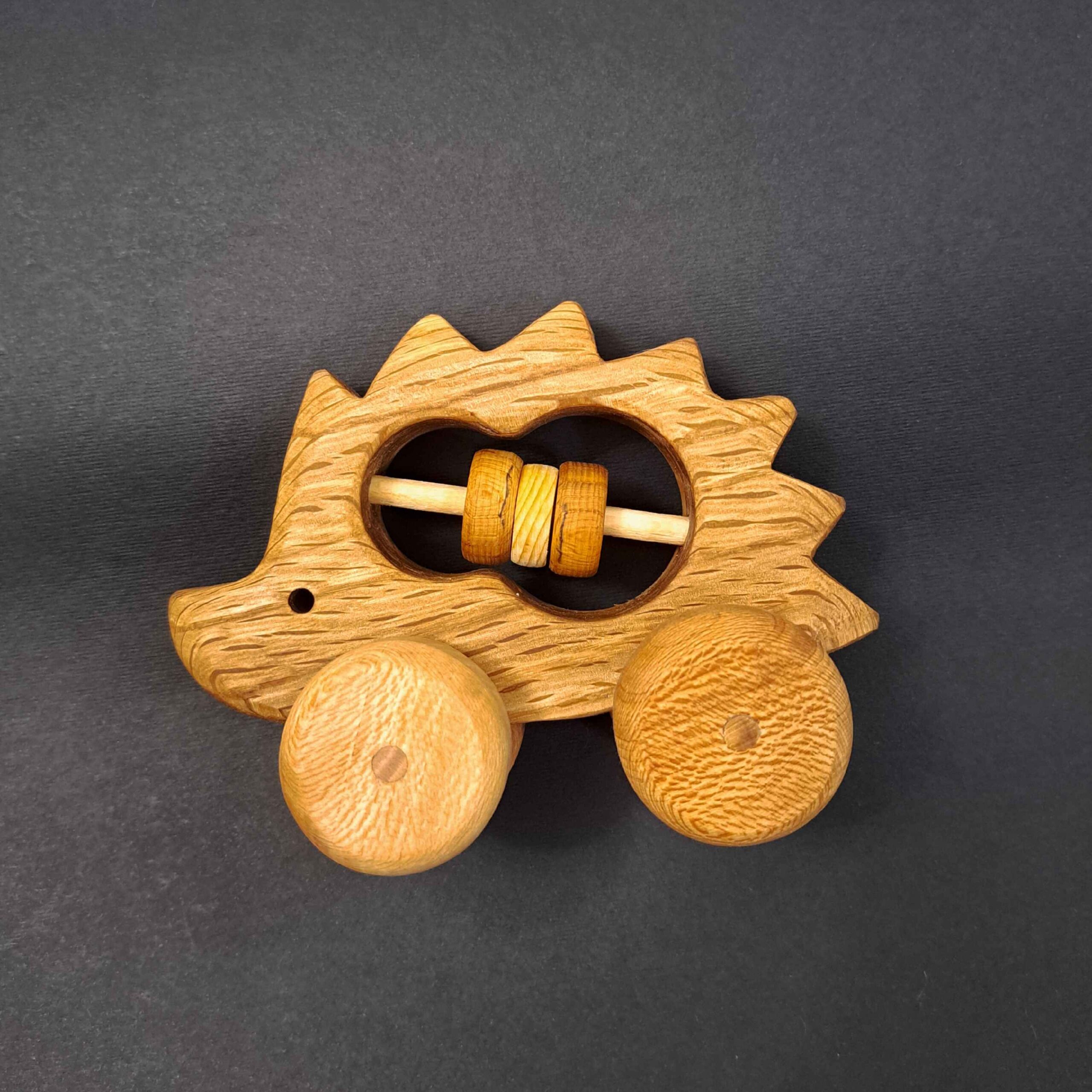 Baby Hedgehog Rattle Toy – Smooth Finish and Lightweight