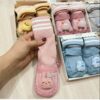 Baby Knee-High Sock Shoes – 100% Cotton, Ultra-Soft and Comfortable, Anti-Slip