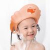 Baby Shower Cap for Hair Washing with Whale Pattern, Suitable for Kids and Toddlers