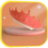 Baby Shower Cap with Cute Crown Design - Silicone Material