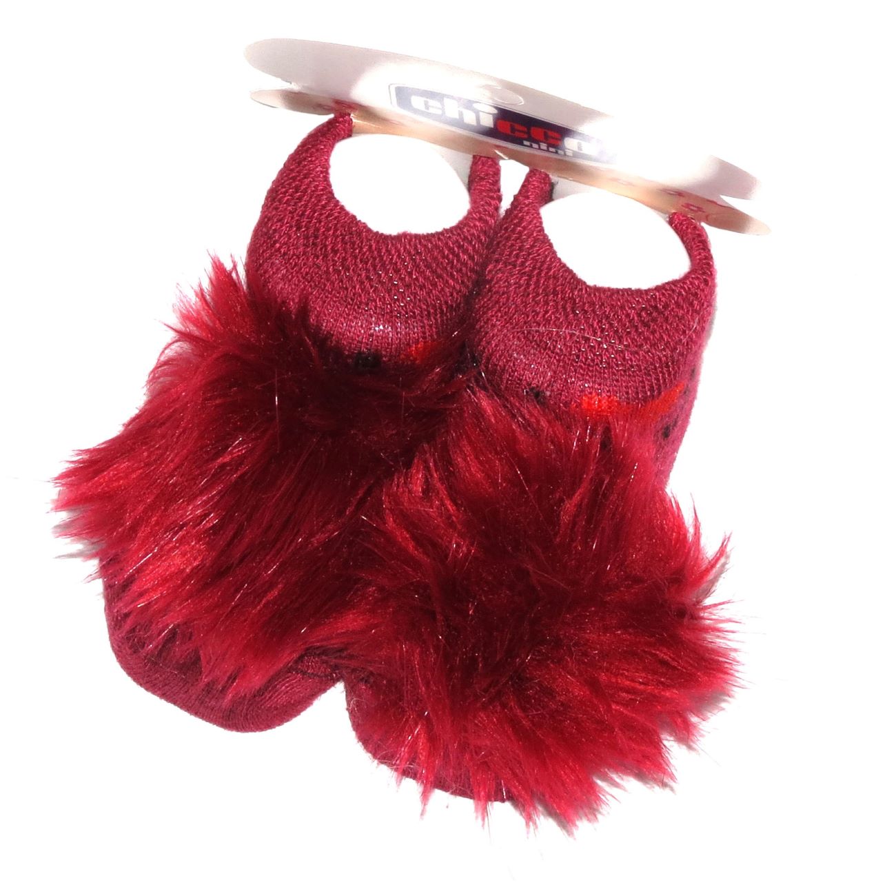 Baby Socks – Red Gentle Cotton Pom-Pom Design Perfect Fit for Infants