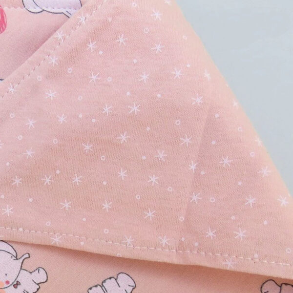 Baby and Toddler Bandana Bib with Elephant Design in Cotton Material