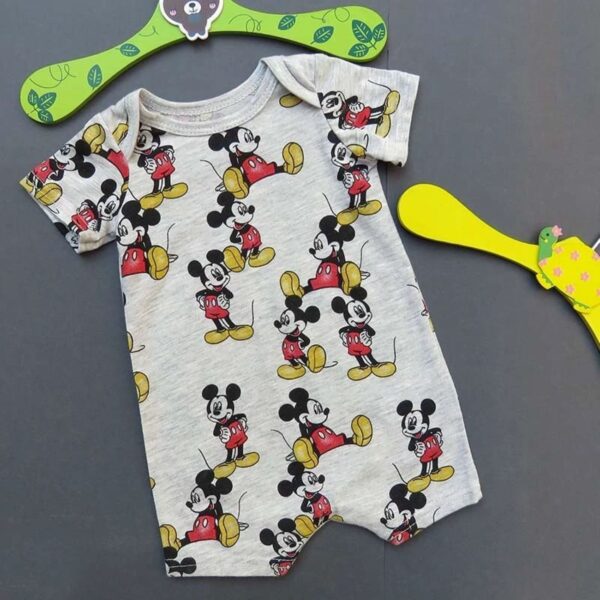 Baby and Toddler Cotton Romper – Original Disney Baby Mickey Mouse
