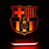 Barcelona Team Logo Design Night Light