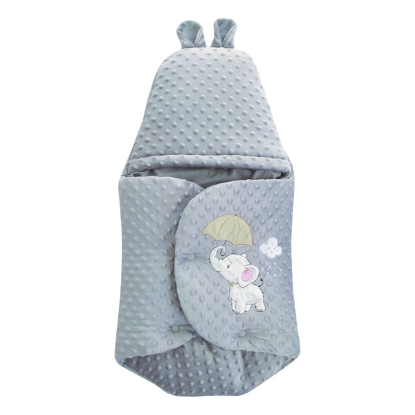 Best Swaddle – Soft, Stretchy & Safe Suitable for Newborn with Elephant Pattern