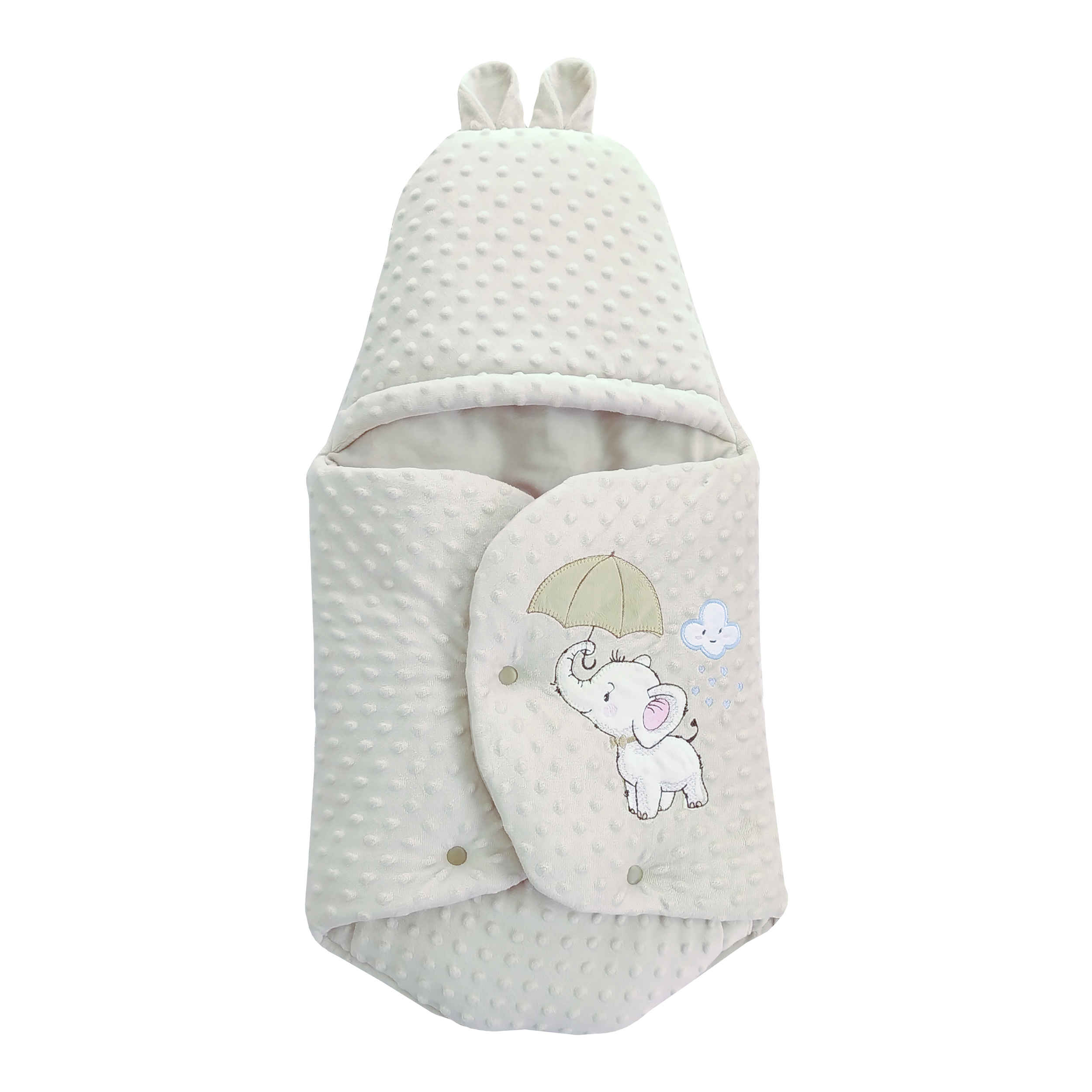 Best Swaddle – Soft, Stretchy & Safe Suitable for Newborn with Elephant Pattern