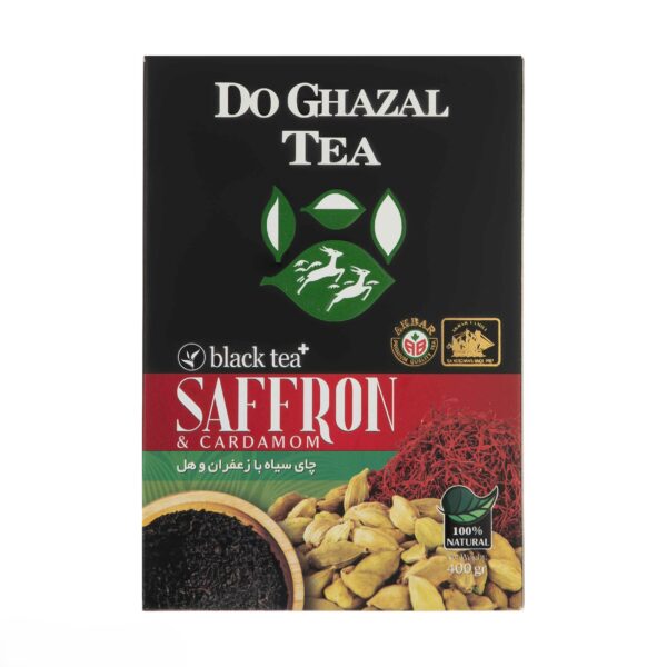 Black Tea with Saffron and Cardamom, Do Ghazal – 400g (2x)