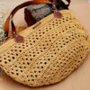 Bohemian Crochet Raffia Tote – A Natural Everyday Companion