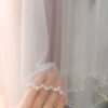 Bridal Veil with Pearls for a Glamorous Wedding Day Statement Piece