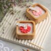 Chamomile Wooden Jar Candle - Clean Burn & Long-Lasting & Stylish
