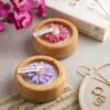 Chamomile Wooden Jar Candle - Clean Burn & Long-Lasting & Stylish
